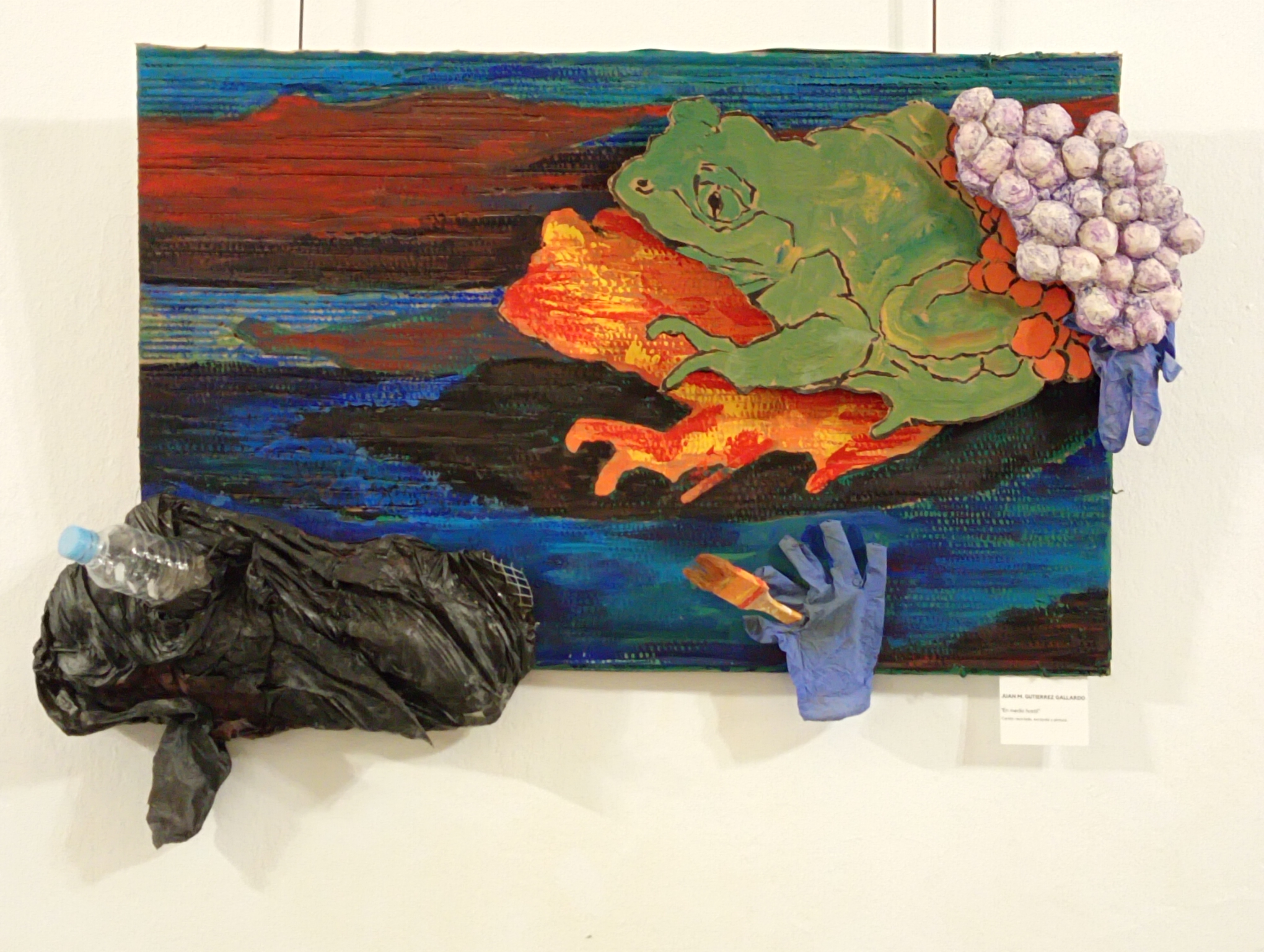 “En territorio hostil” obra de Juan Manuel Gutiérrez pintor de Cañete de las Torres